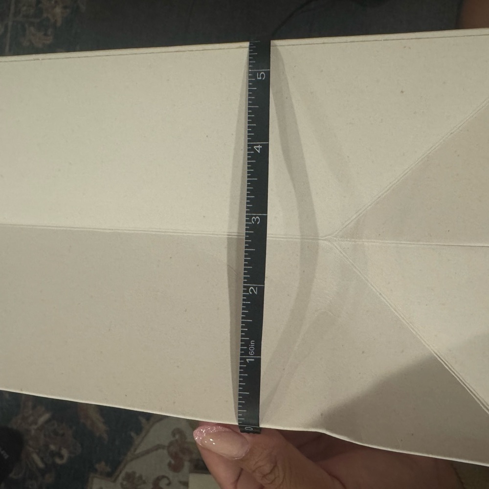 Saint Laurent Cream Gift Bag
